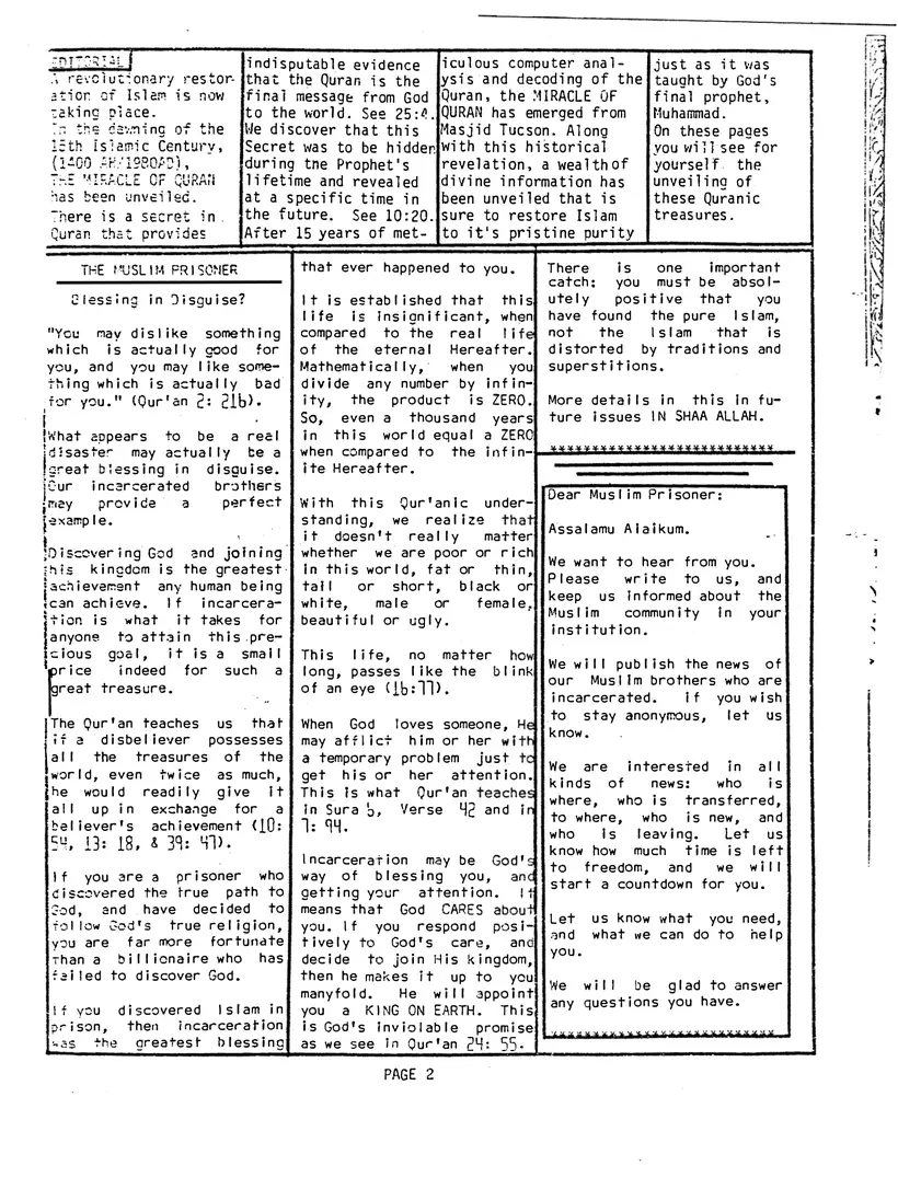 Submitter's Perspective, February 1985, page 2 of 4
