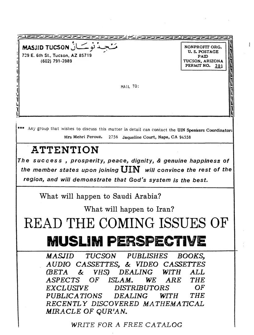 Submitter's Perspective, September 1985, page 4 of 4
