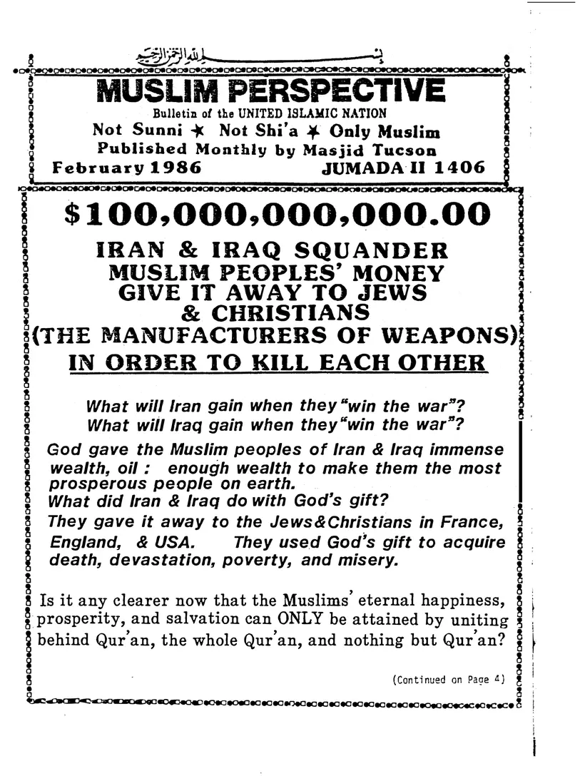 Submitter's Perspective, February 1986, page 1 of 4