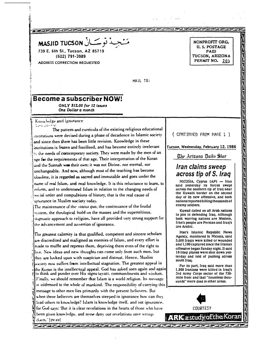 Submitter's Perspective, February 1986, page 2 of 4