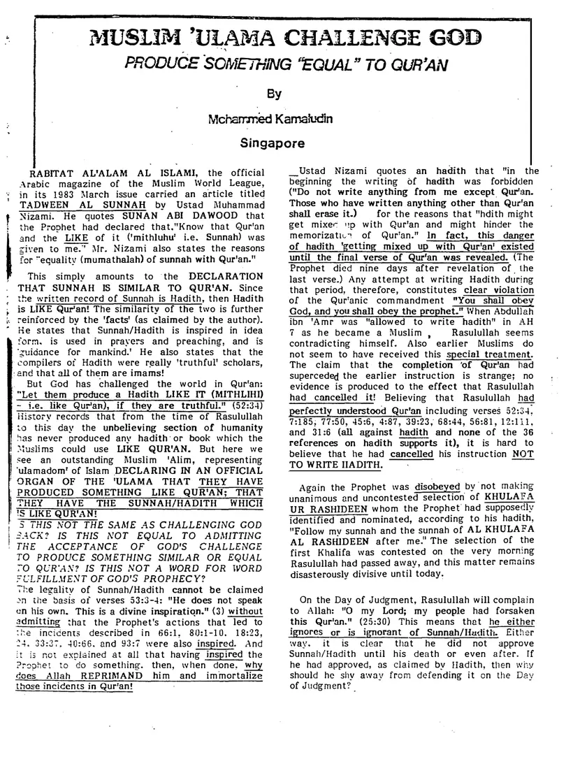 Submitter's Perspective, May 1986, page 2 of 4